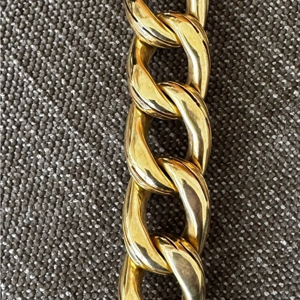 Vaubel Chunky Gold Plated Chain Bracelet - Picture 4 of 7